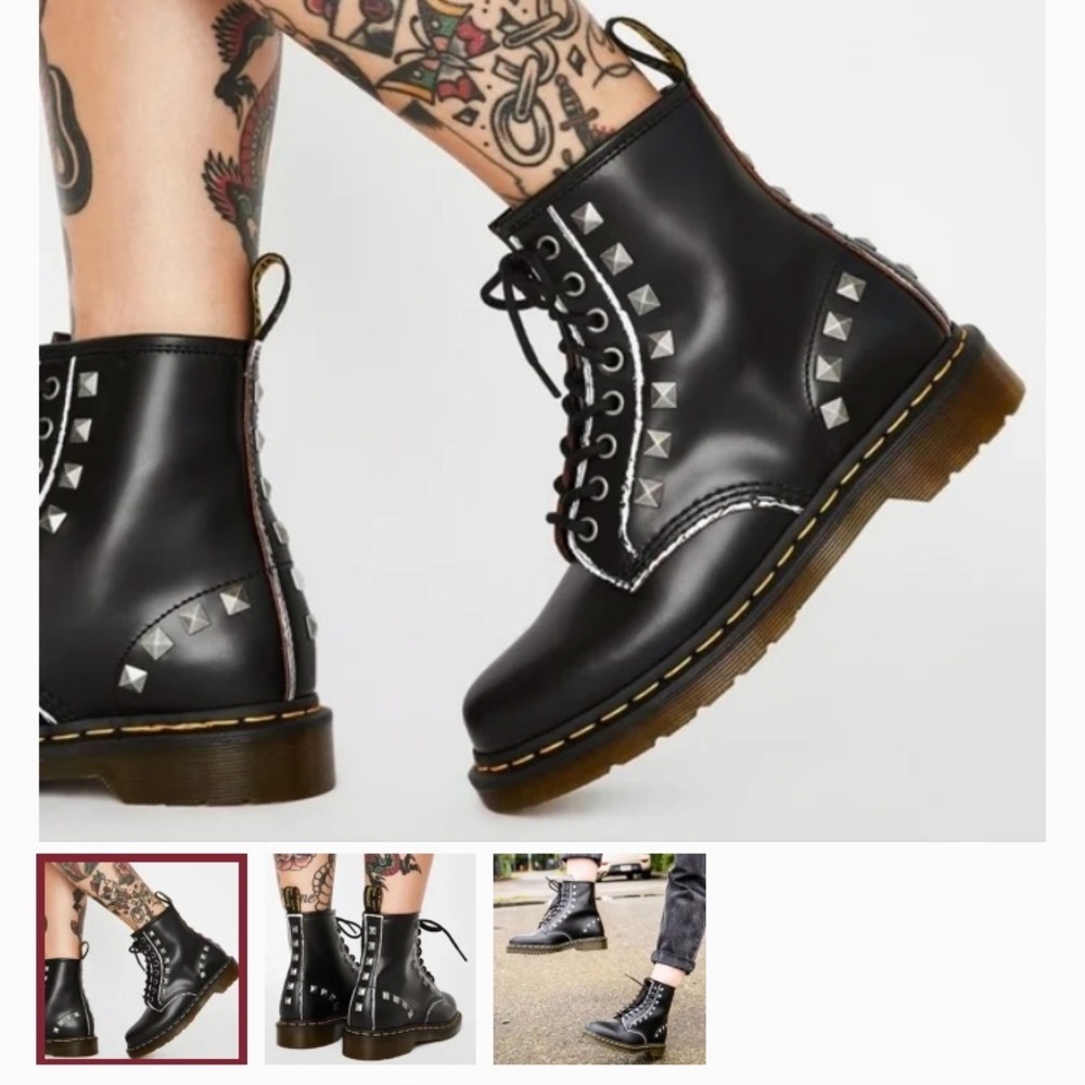 New Dr Martens 7W 6M 5UK 38EU 1460 Stud 8 hole boots